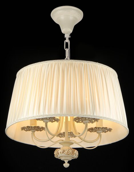 Lampada pendente Elegant in Metallo Olivia Avorio