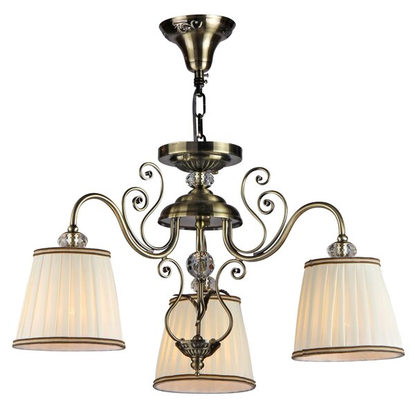 Lampadario Elegant in Metallo Vintage Bronzo Antique