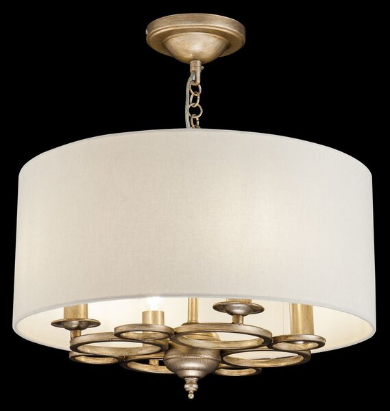 Lampada pendente House in Metallo Anna Oro Antique