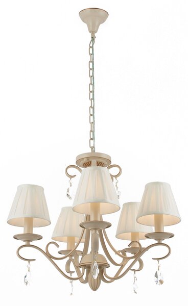 Lampadario Elegant in Metallo Brionia Beige