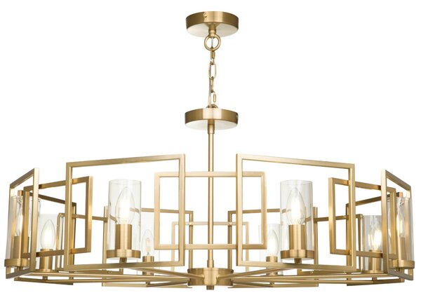 Lampada pendente House in Metallo Bowi Oro