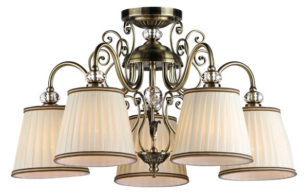 Lampadario Elegant in Metallo Vintage Bronzo Antique