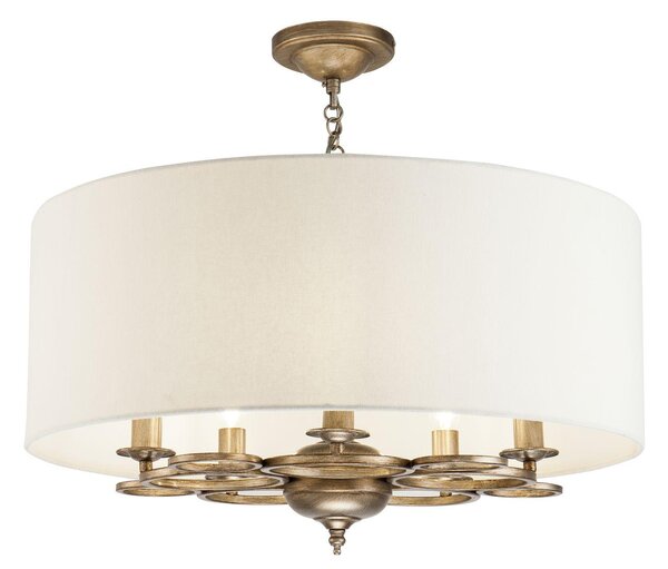 Lampada pendente House in Metallo Anna Oro Antique
