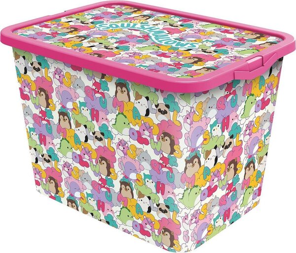 Contenitore di plastica per bambini 40x29x27 cm Stor - SQUISHMALLOWS