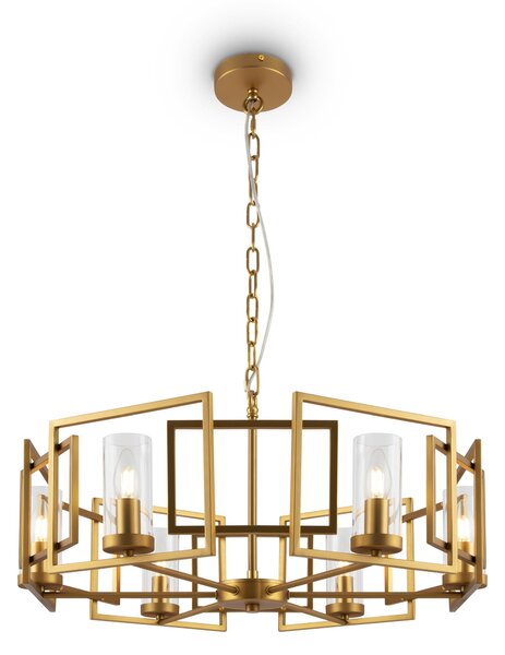 Lampada pendente House in Metallo Bowi Oro