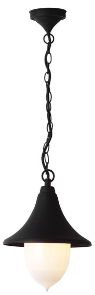 Lampada Lanterna 100W con Catena Bauer Parigi Nero