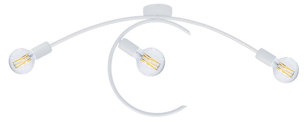 Sospensione 3xE27 Montatura Verniciata Bianco E-Energy Daniela