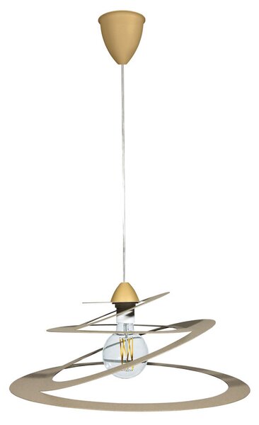 Sospensione 1xE27 Montatura Tonda Sabbia E-Energy Eleonora