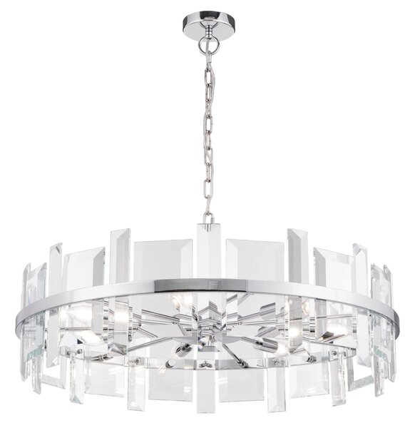 Lampada pendente Modern in Metallo Cerezo Cromo