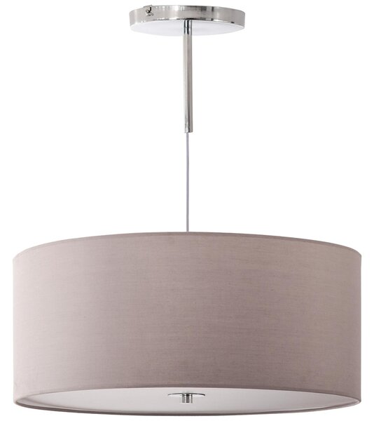 Lampadario a Sospensione con LED Dimmerabili 3 Colori 59x59x44 cm 36W Grigio Chiaro