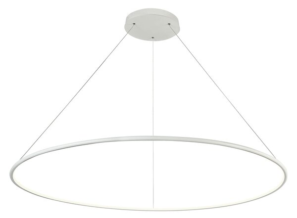 Lampada pendente Modern in Metallo Nola Bianco