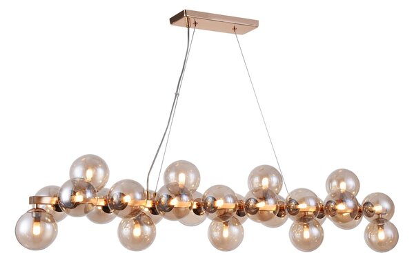 Lampada pendente Modern in Metallo Dallas Oro
