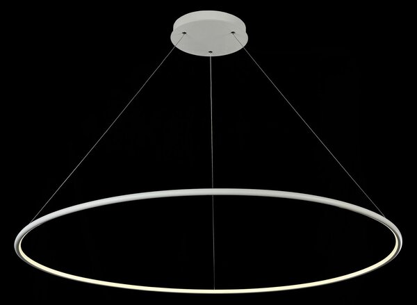 Lampada pendente Modern in Metallo Nola Bianco