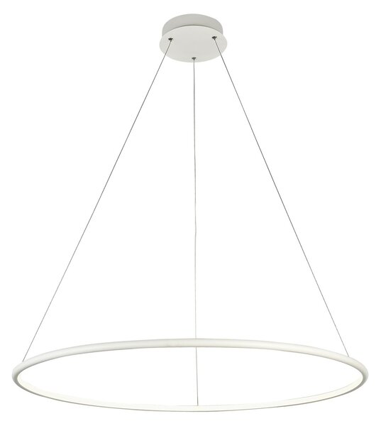 Lampada pendente Modern in Metallo Nola Bianco