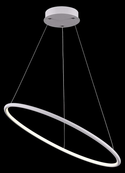 Lampada pendente Modern in Metallo Nola Bianco