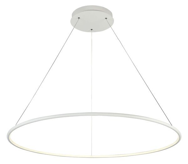 Lampada pendente Modern in Metallo Nola Bianco