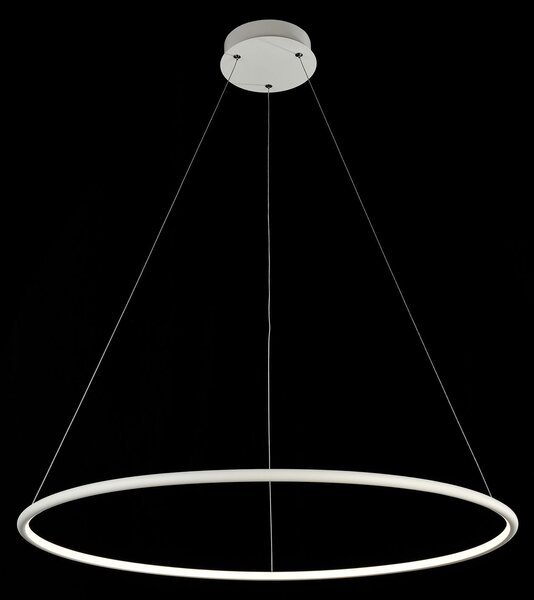 Lampada pendente Modern in Metallo Nola Bianco