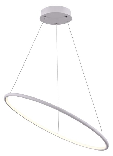 Lampada pendente Modern in Metallo Nola Bianco