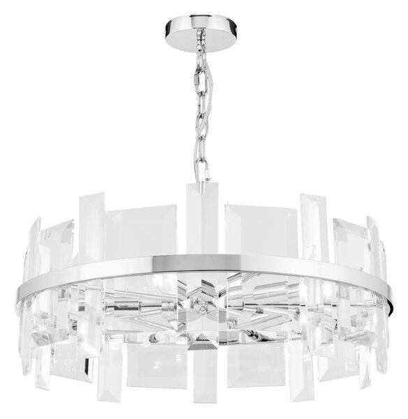Lampada pendente Modern in Metallo Cerezo Cromo