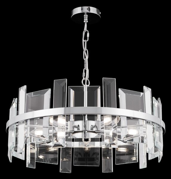 Lampada pendente Modern in Metallo Cerezo Cromo