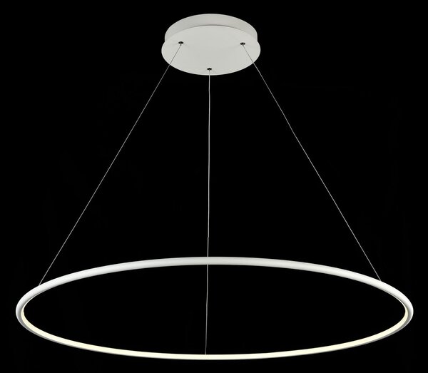 Lampada pendente Modern in Metallo Nola Bianco