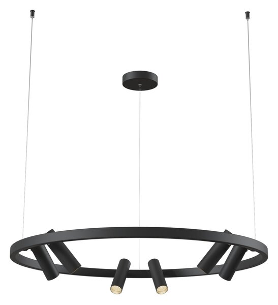 Lampada pendente Modern in Metallo e Acrilico Satellite Nero
