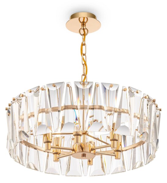 Lampada pendente Modern in Metallo Puntes Oro