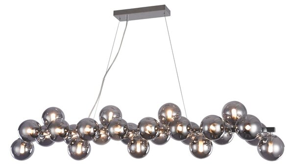 Lampada pendente Modern in Metallo Dallas Cromo