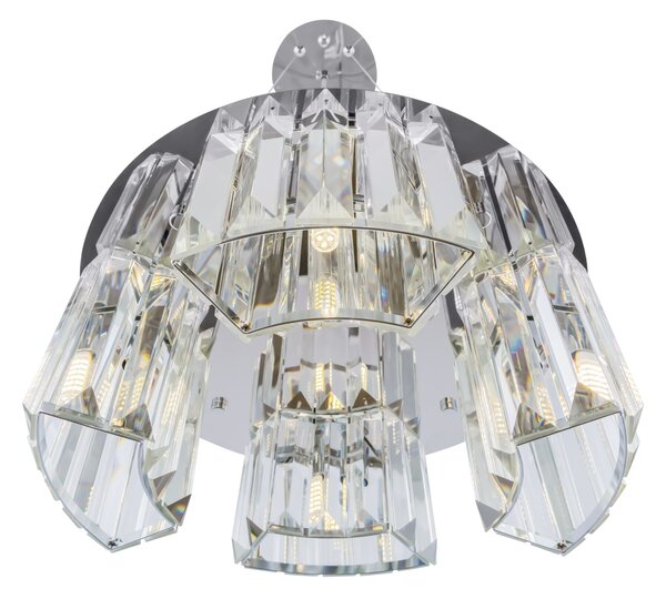 Lampada pendente Modern in Acciaio inossidabile Colline Cromo