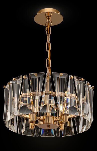 Lampada pendente Modern in Metallo Puntes Oro