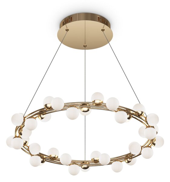 Lampada pendente Modern in Metallo Tessara Oro