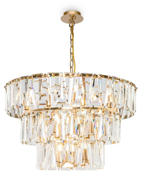 Lampada pendente Modern in Metallo Puntes Oro