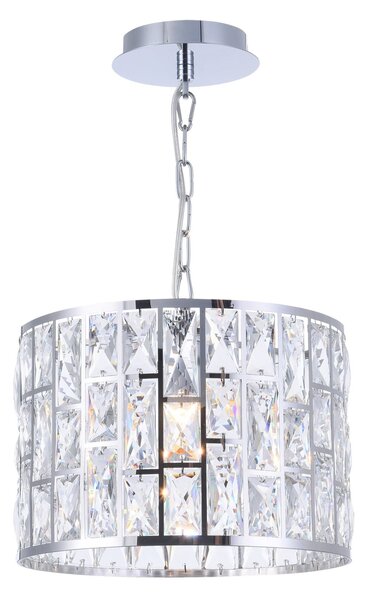 Lampadario Modern in Metallo Gelid Cromo