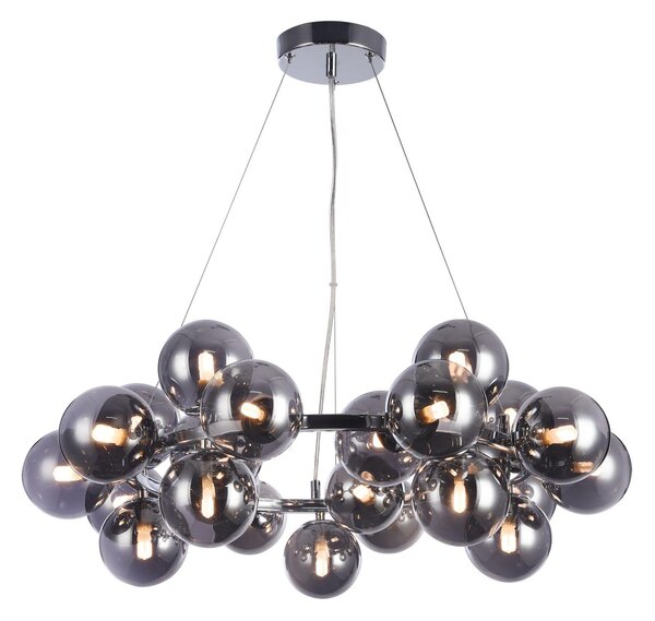 Lampada pendente Modern in Metallo Dallas Cromo