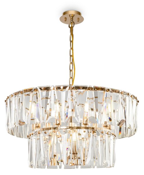 Lampada pendente Modern in Metallo Puntes Oro