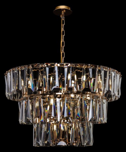 Lampada pendente Modern in Metallo Puntes Oro