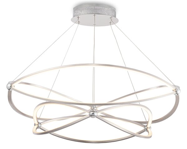 Lampada pendente Modern in Metallo Weave Nickel