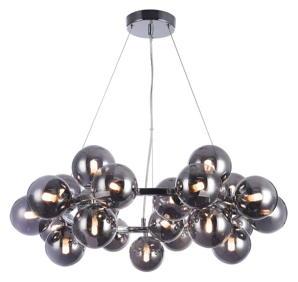Lampada pendente Modern in Metallo Dallas Cromo