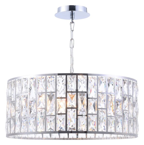 Lampadario Modern in Metallo Gelid Cromo