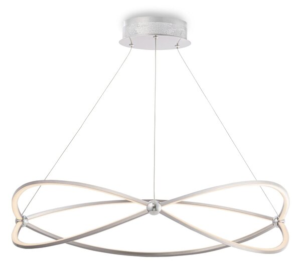 Lampada pendente Modern in Metallo Weave Nickel