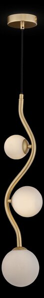 Lampada pendente Modern in Metallo Uva Oro