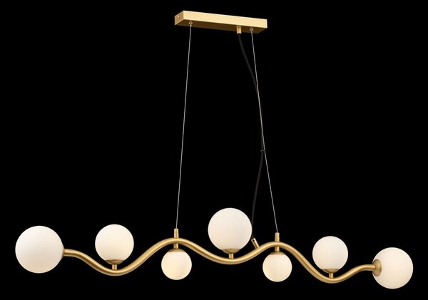 Lampada pendente Modern in Metallo Uva Oro