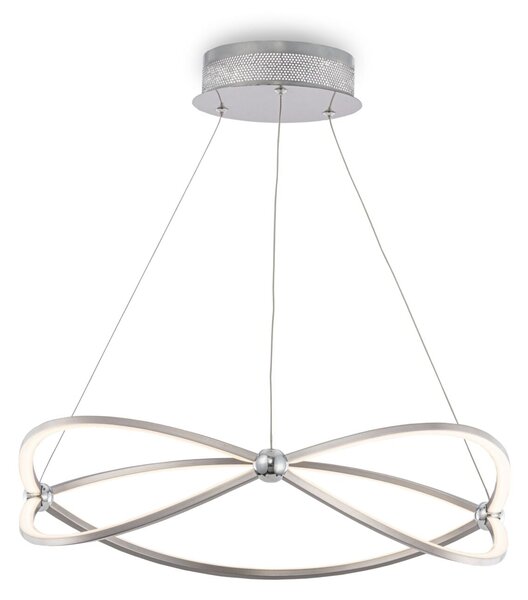Lampada pendente Modern in Metallo Weave Nickel