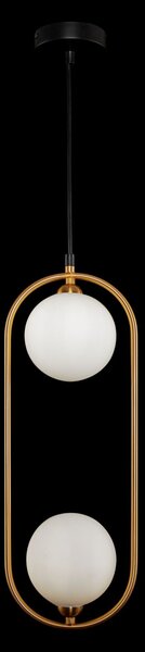 Lampada pendente Modern in Metallo Ring Ottone