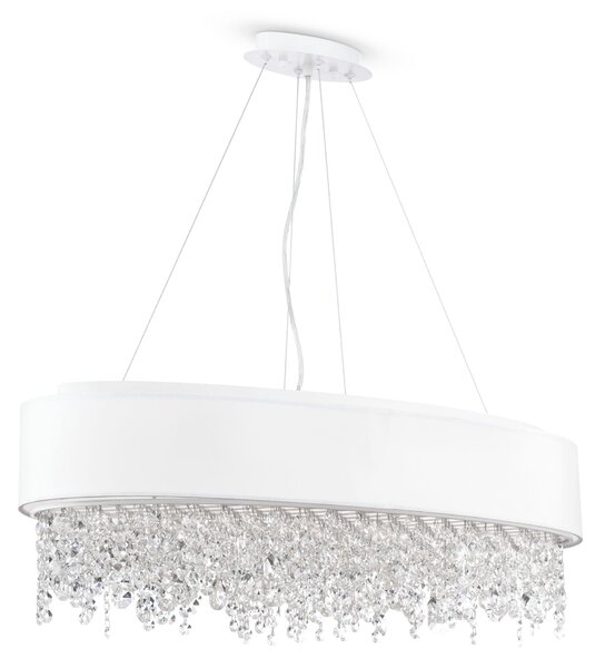Lampada pendente Modern in Metallo Manfred Bianco