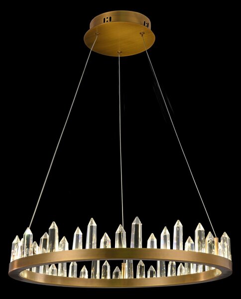 Lampada pendente Modern in Metallo Gletscher Ottone