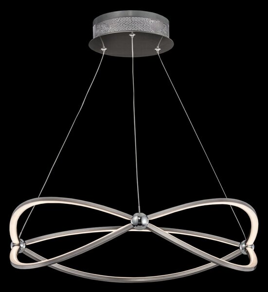 Lampada pendente Modern in Metallo Weave Nickel