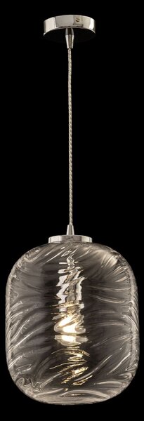 Lampada pendente Pendant in Metallo Dunas Cromo