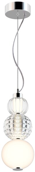 Lampada pendente Pendant in Metallo Collar Cromo