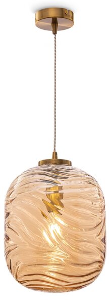 Lampada pendente Pendant in Metallo Dunas Ottone